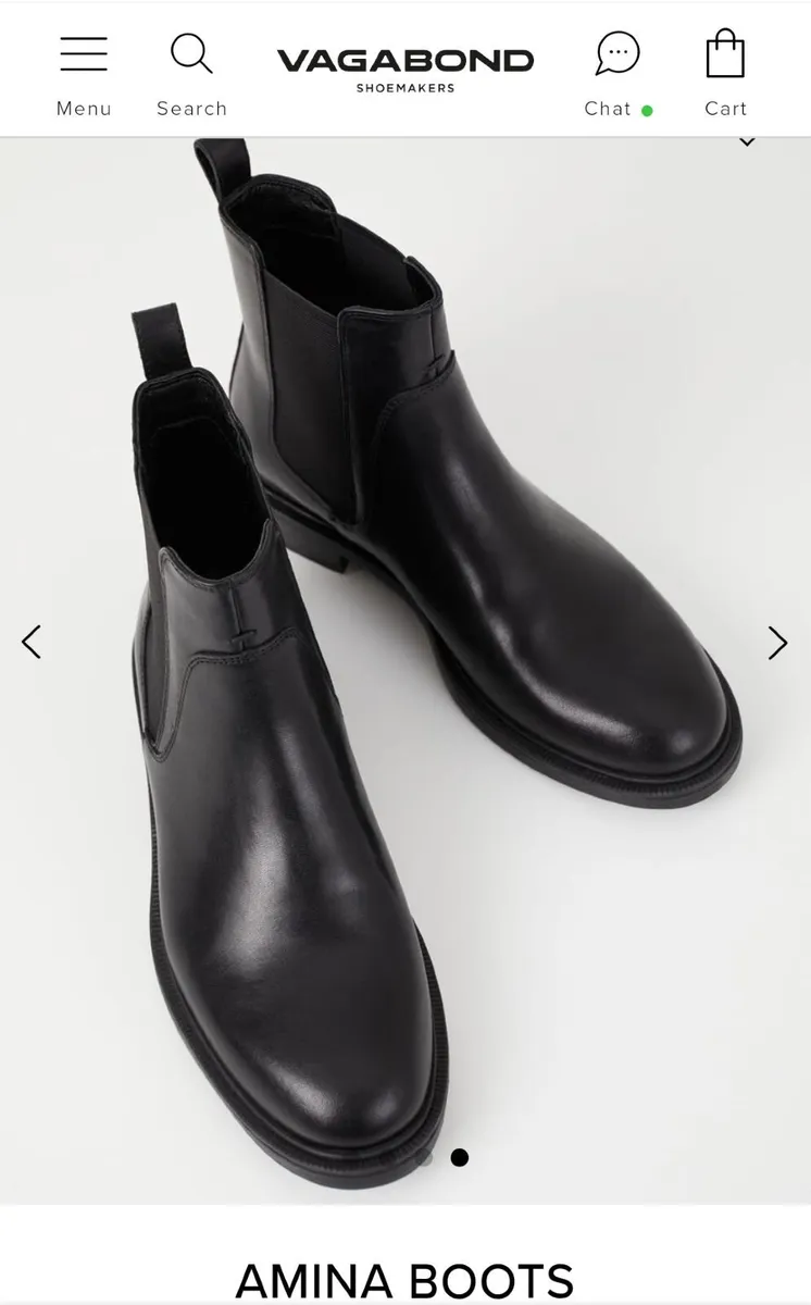 Womens Leather Ankle Boots - Image 1