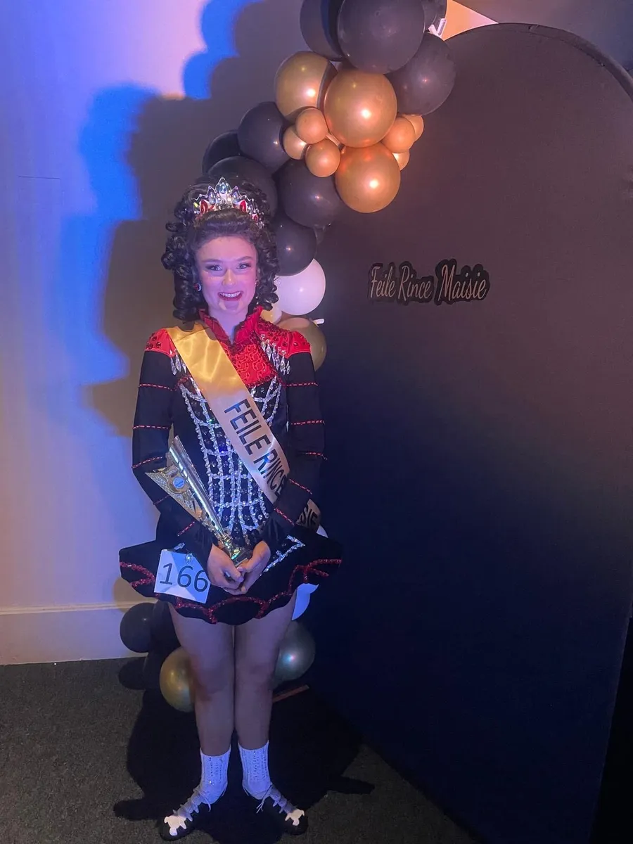 Irish dancing dress