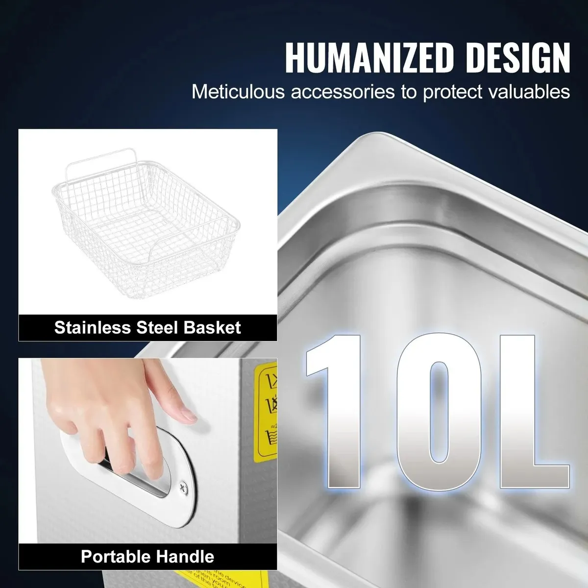 Ultrasonic Cleaner 10L Heated Cleaning Tank - Image 2