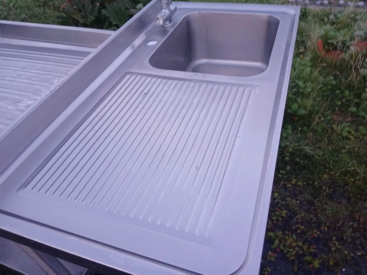 Staneless steel cabbinet  sink unit complete - Image 3