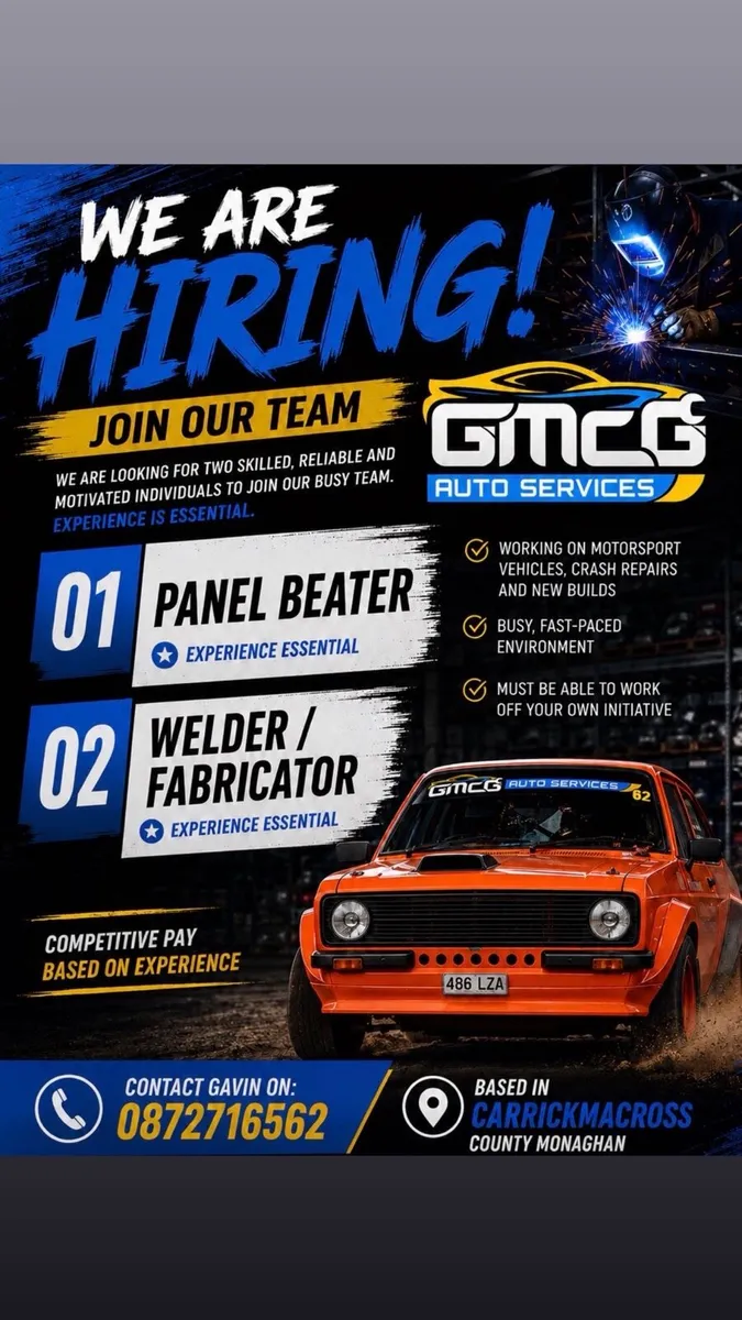 Panel beater / welder/ fabricator wanted