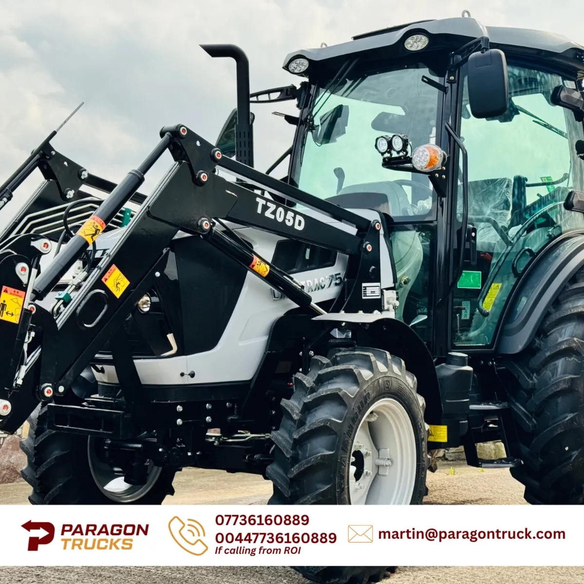 New Landtrac 754C 4WD Tractor Fitted with Loader - Image 4