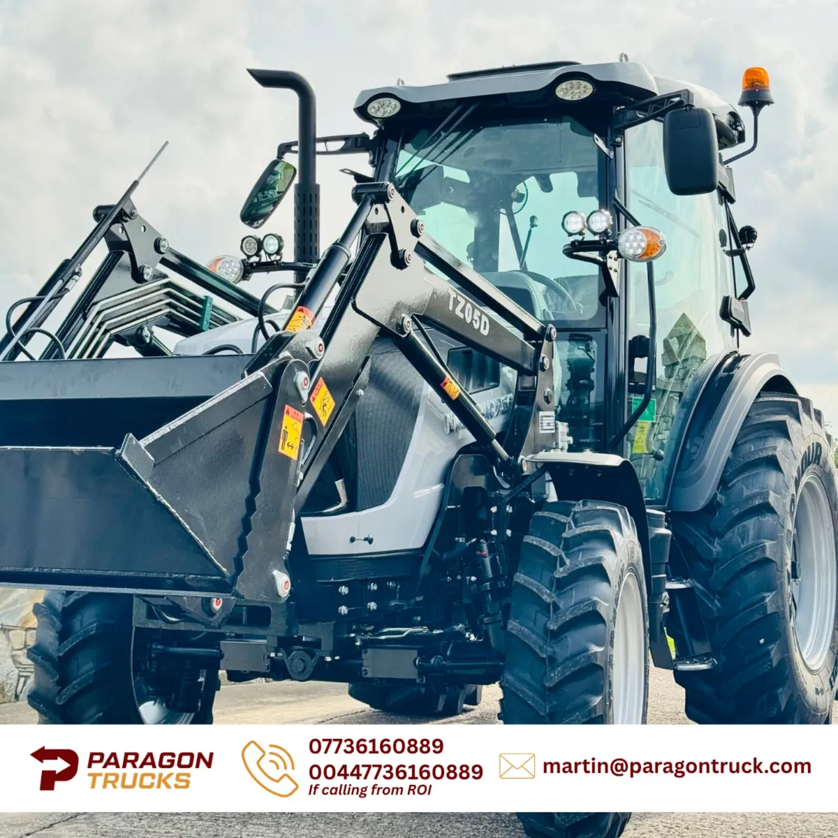 New Landtrac 754C 4WD Tractor Fitted with Loader - Image 3