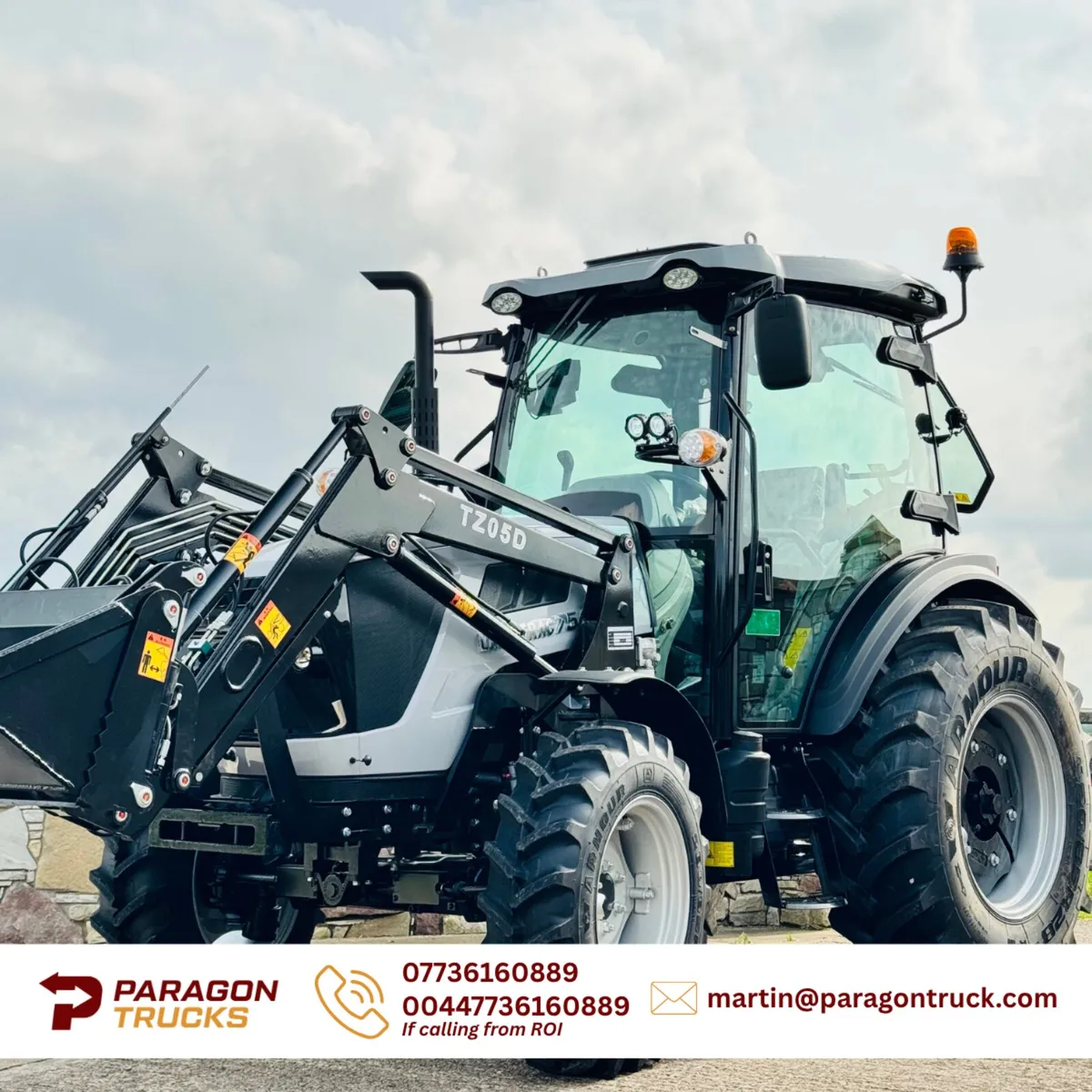 New Landtrac 754C 4WD Tractor Fitted with Loader - Image 1