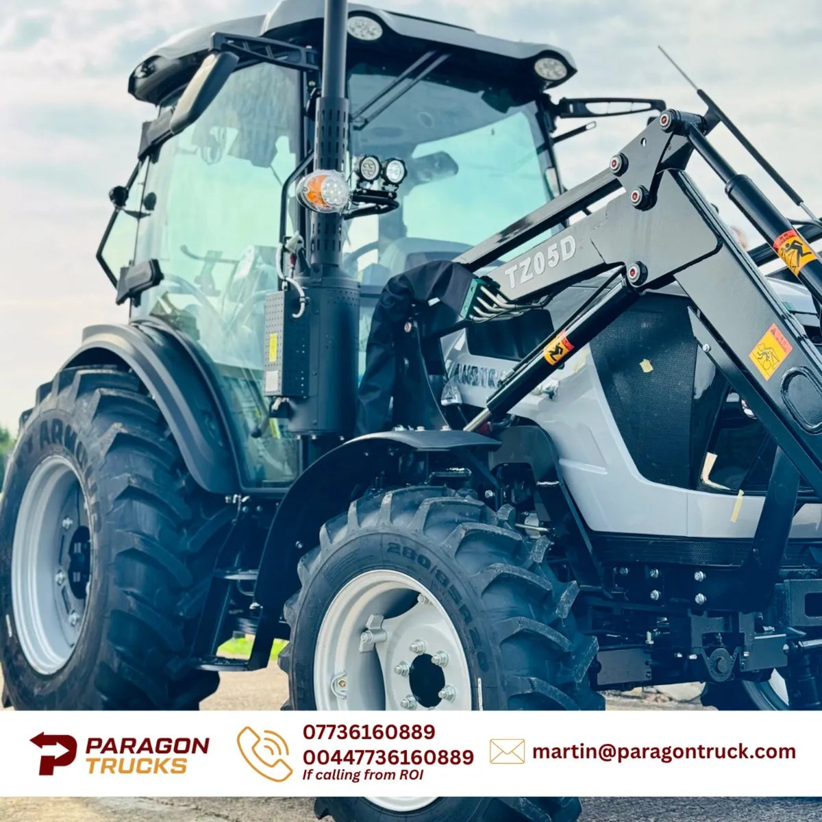 New Landtrac 754C 4WD Tractor Fitted with Loader - Image 2