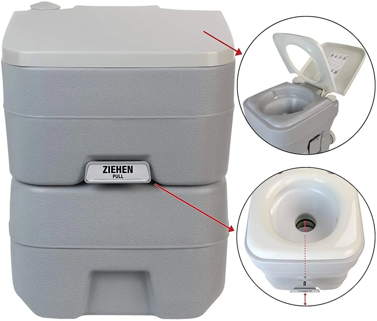 Portable Camping Toilet – Fresh Deluxe - Image 2