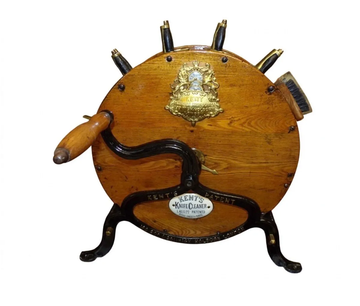 Antique knife cleaner