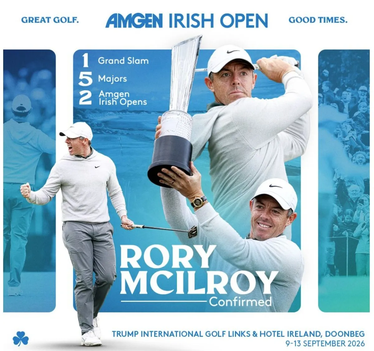 4 x Irish Open Wednesday Tickets – GA