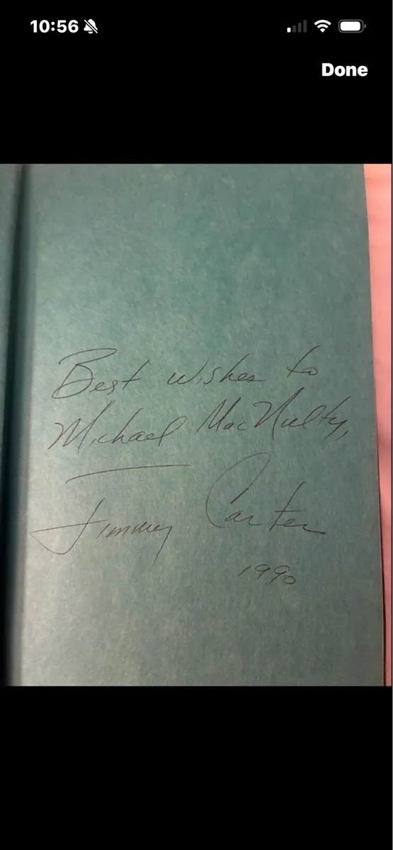 Jimmy Carter Autographed book - Image 2