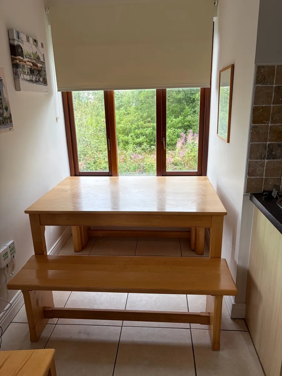 Dining Table Benches and Chairs - Image 3