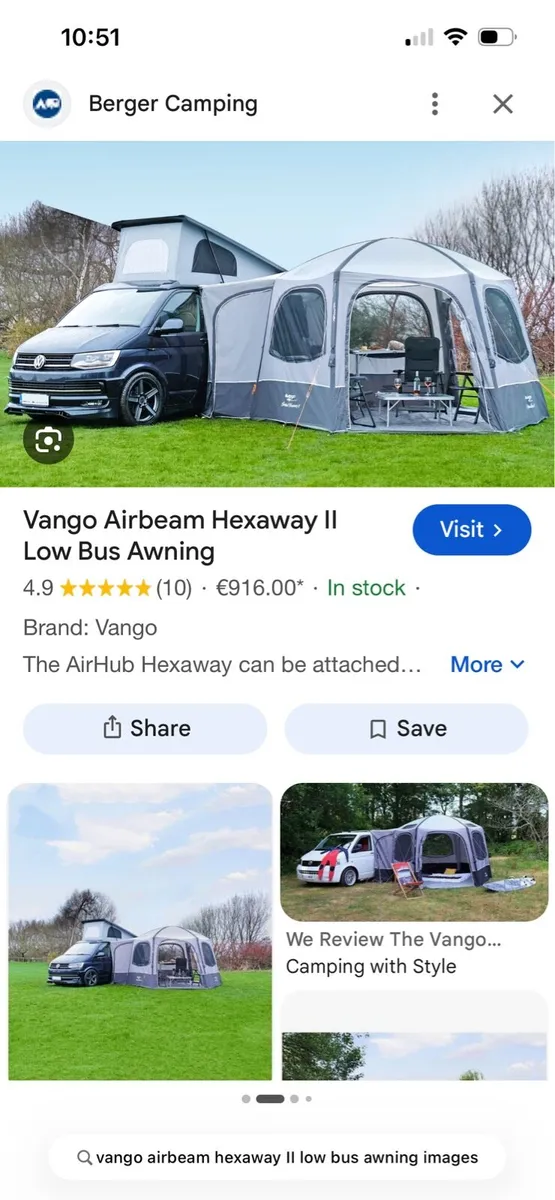 Vango Airbeam Hexagon II - Driveaway Awning - Image 2