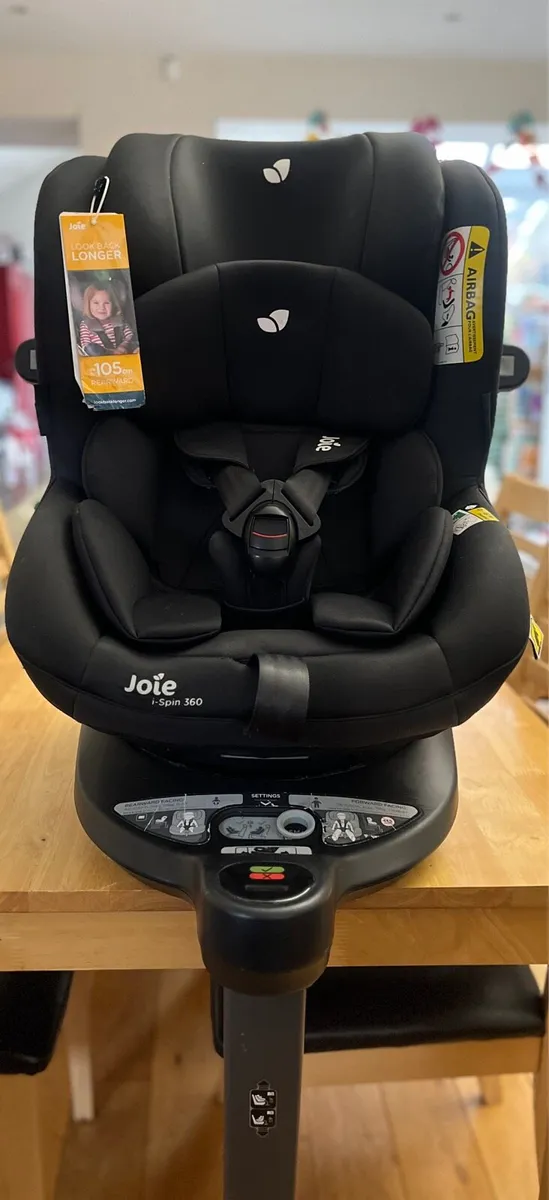 Joie iSpin 360 iSize Coal Premium ISOFIX Car Seat - Image 1
