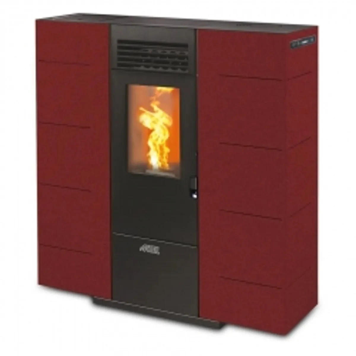 Subtile 6 Bordeaux Slimline Wood Pellet Stove - Image 2