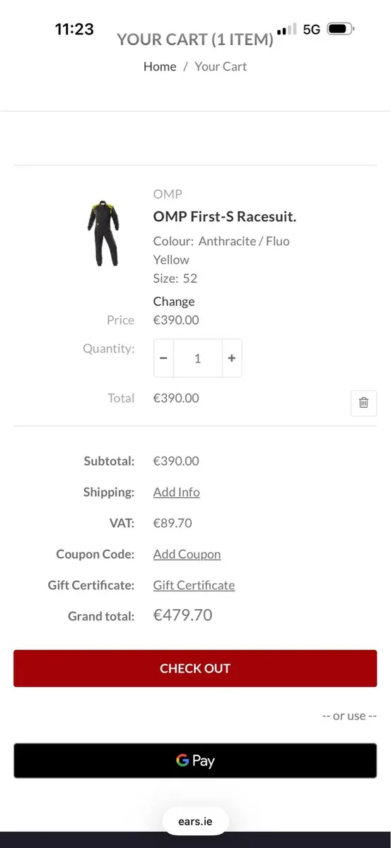 OMP First-S Racesuit - Image 4