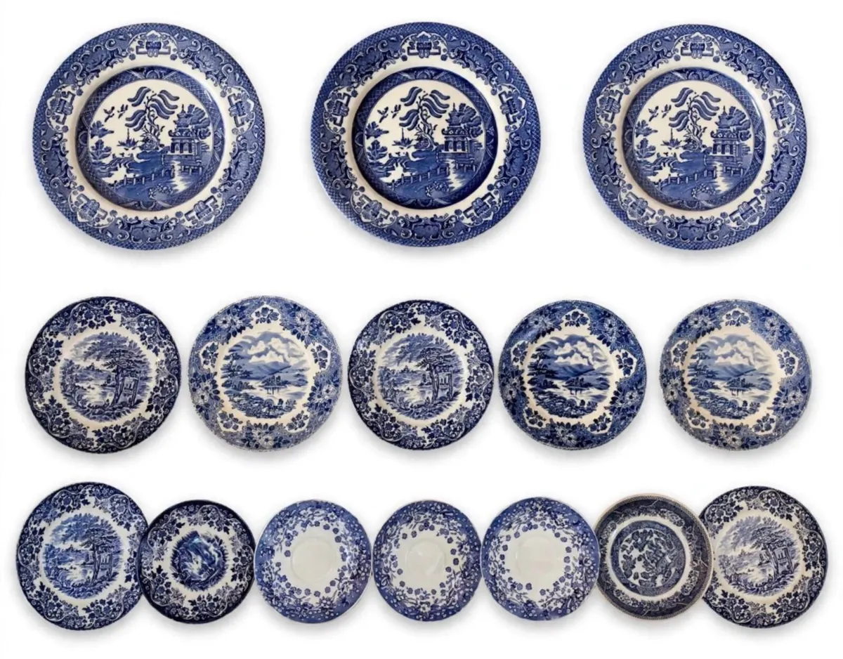 Blue willow collection - Image 1