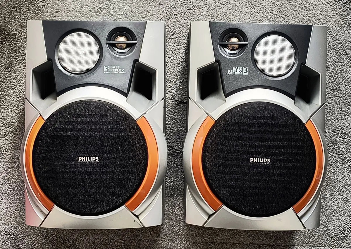 Bookshelf three-way speaker system Philips Bass Re - Image 3