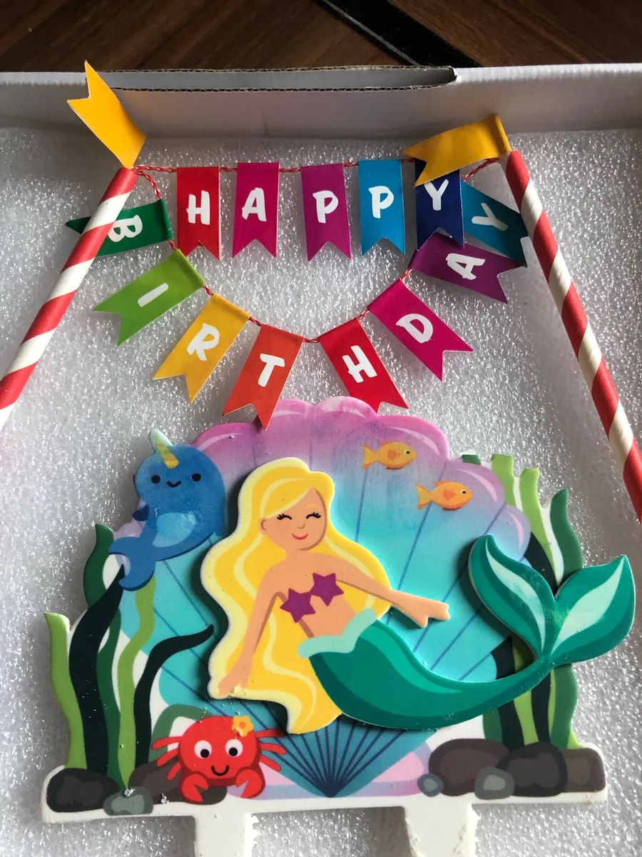 Free Mermaid Cake Topper - Image 1