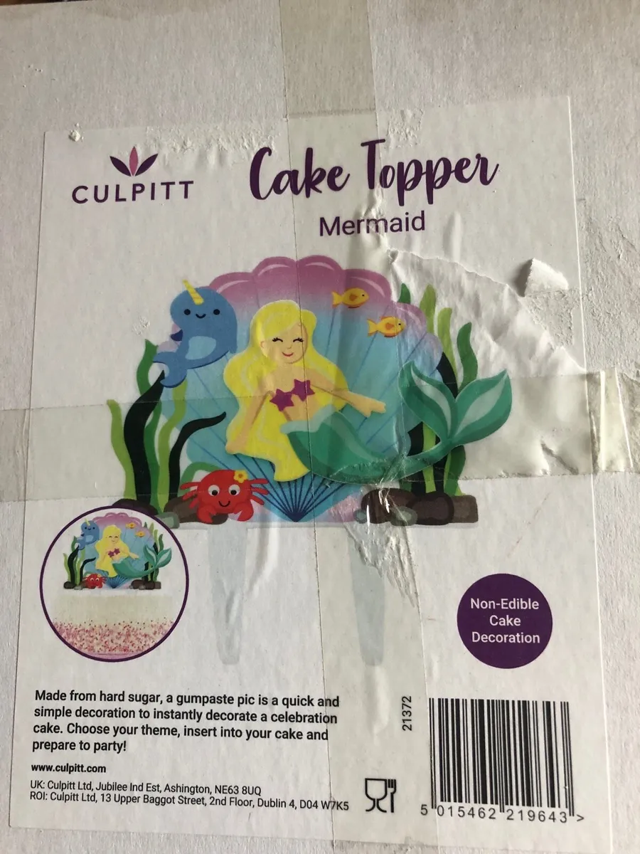 Free Mermaid Cake Topper - Image 2