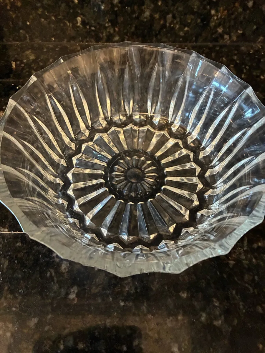 Vintage Italian Crystal Bowl - Image 2