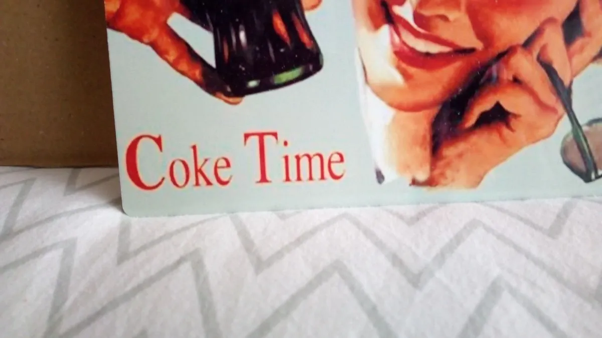 Coke Cola novelty wall clock - Image 1
