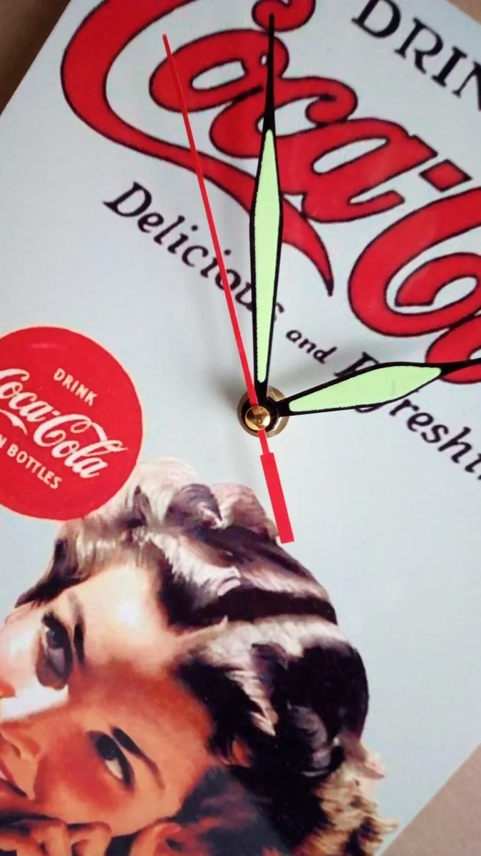Coke Cola novelty wall clock - Image 3
