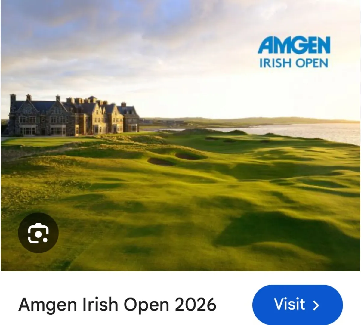 Amgen Irish Open tickets