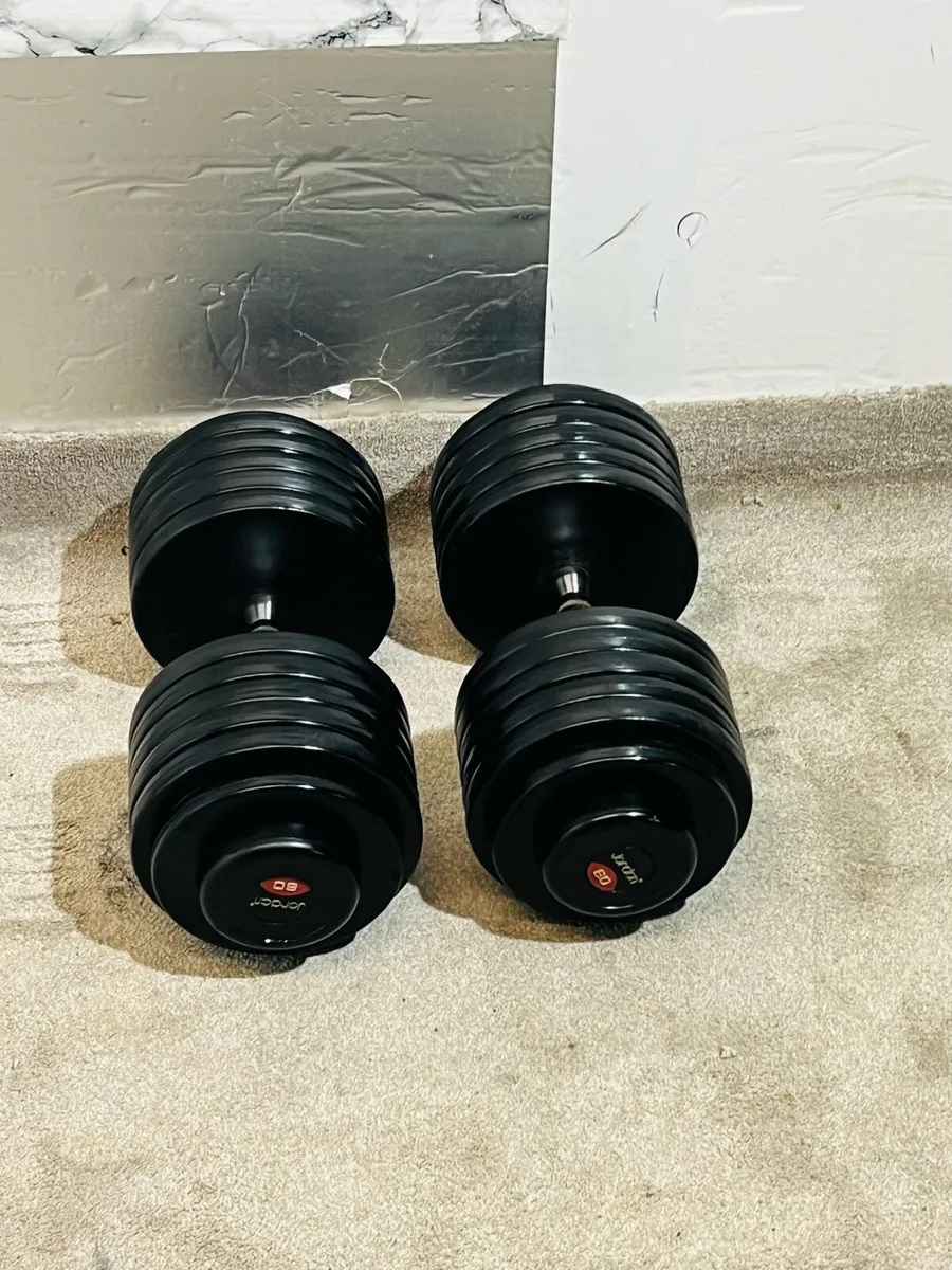 120KG TOP QUALITY DUMBBELLS 2 X 60 KG - Image 3