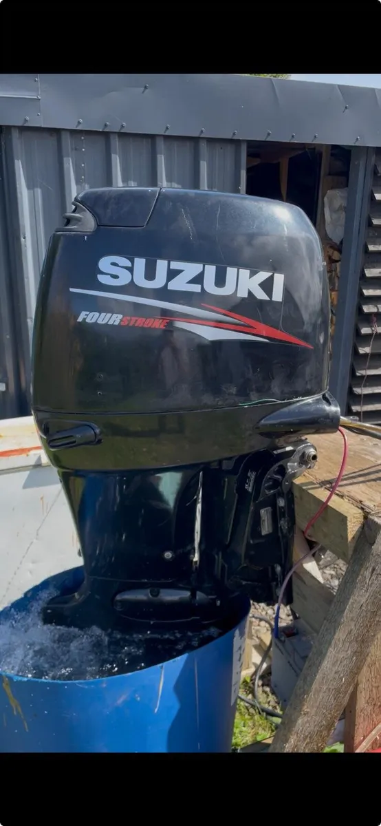 90 HP 4 Stroke Long Shaft  Suzuki Outboard Engine - Image 1