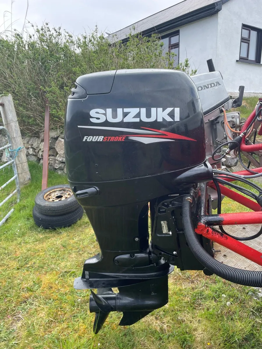 90 HP 4 Stroke Long Shaft  Suzuki Outboard Engine - Image 2