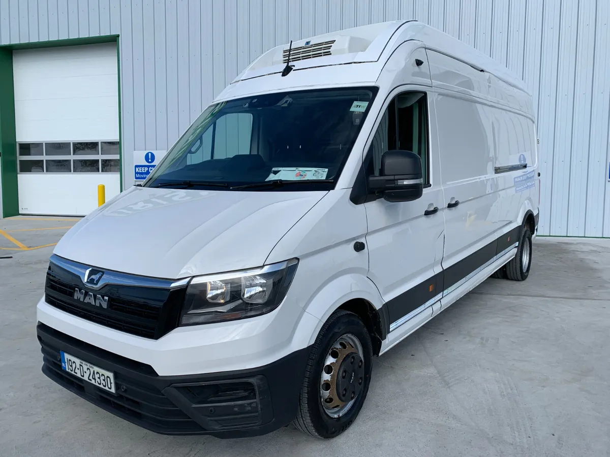 2019 MAN TGE 6.180 FRIDGE VAN FOR AUCTION - NAAS - Image 1
