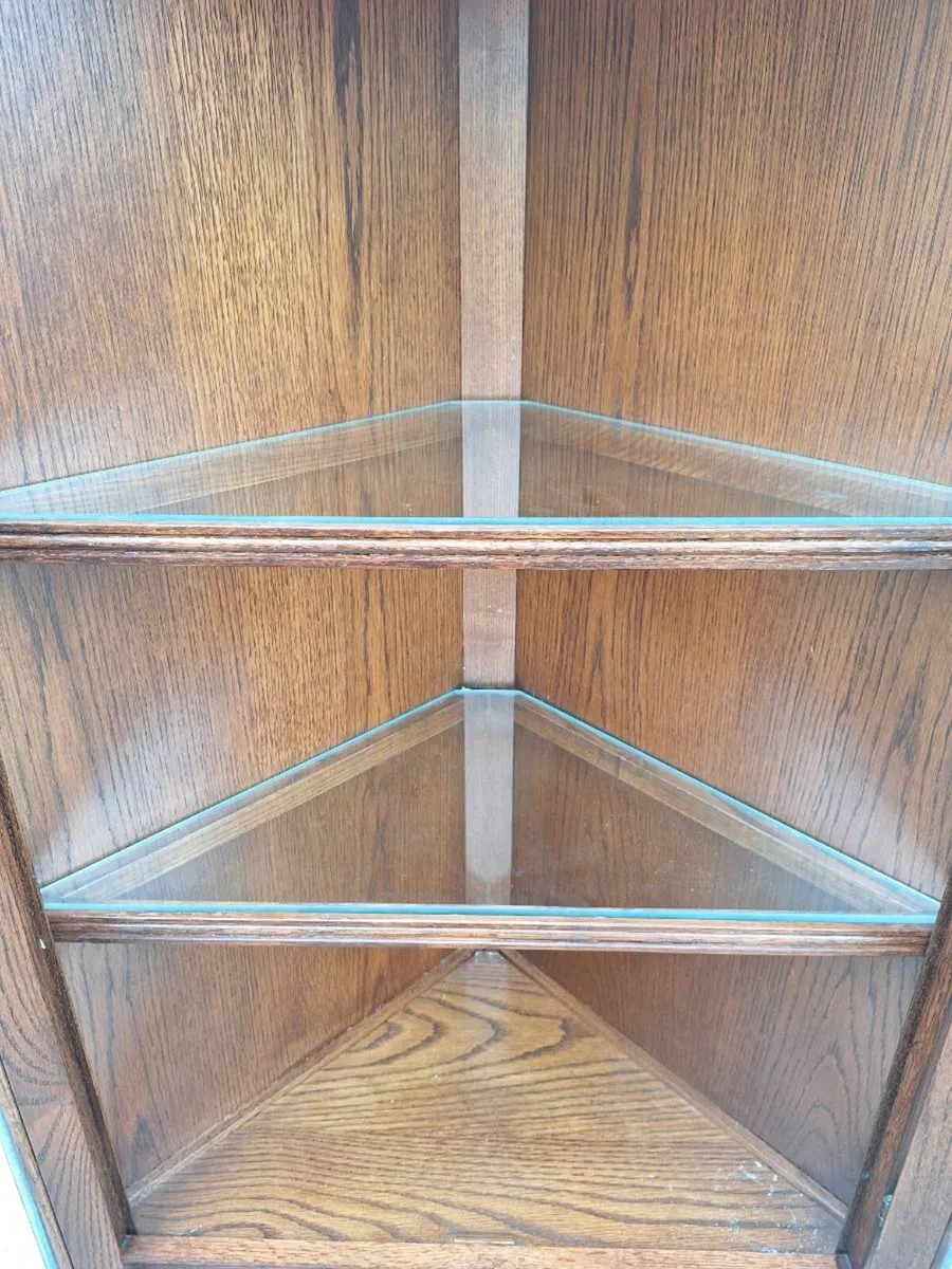 Beautiful ornate corner cabinet - Image 3