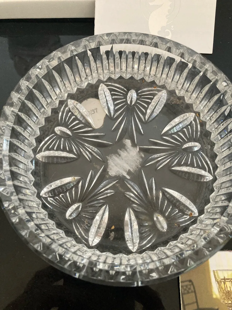 Pr of Waterford Crystal wine coasters - Image 2