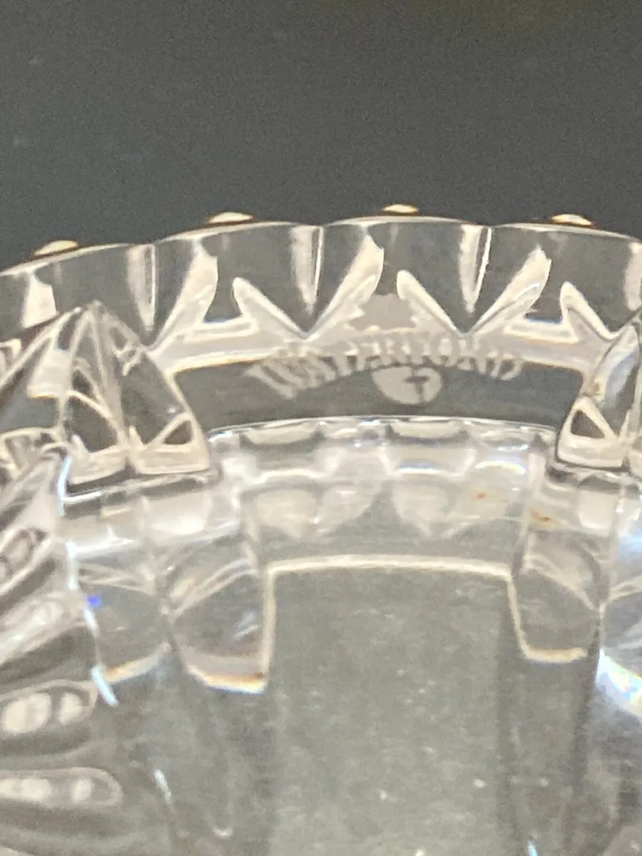 Pr of Waterford Crystal wine coasters - Image 4