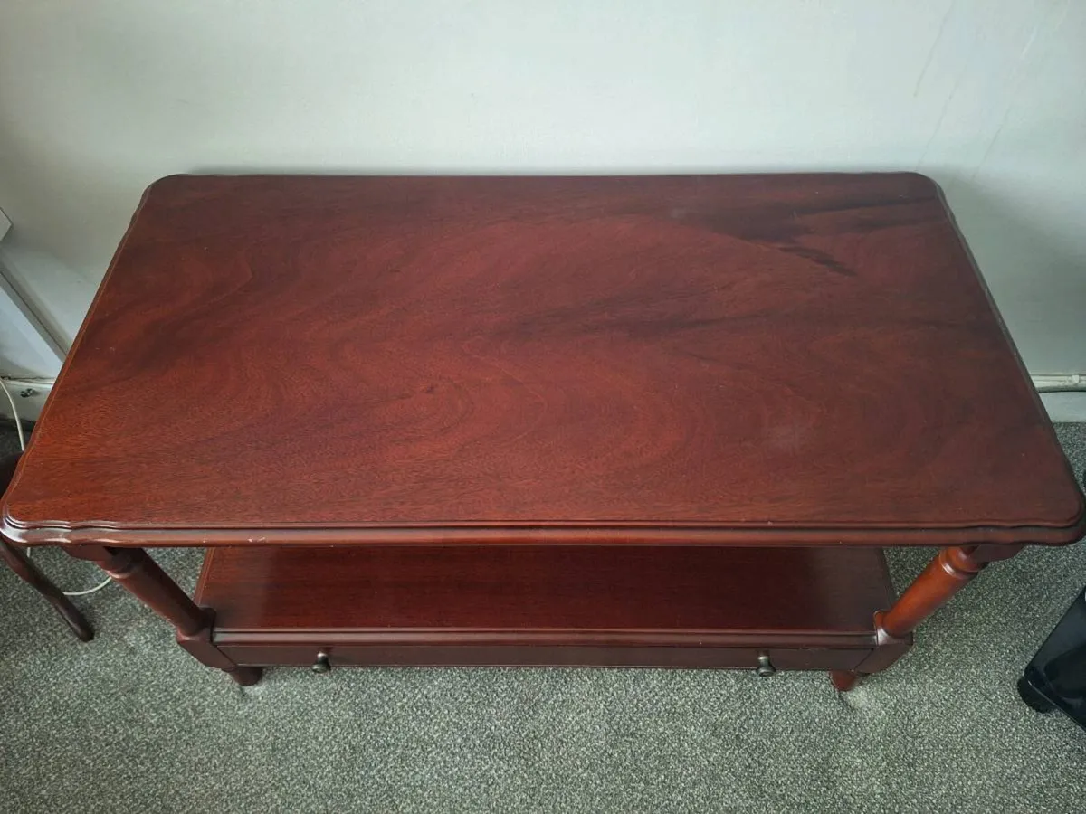Mahogany Coffee Table - Image 1