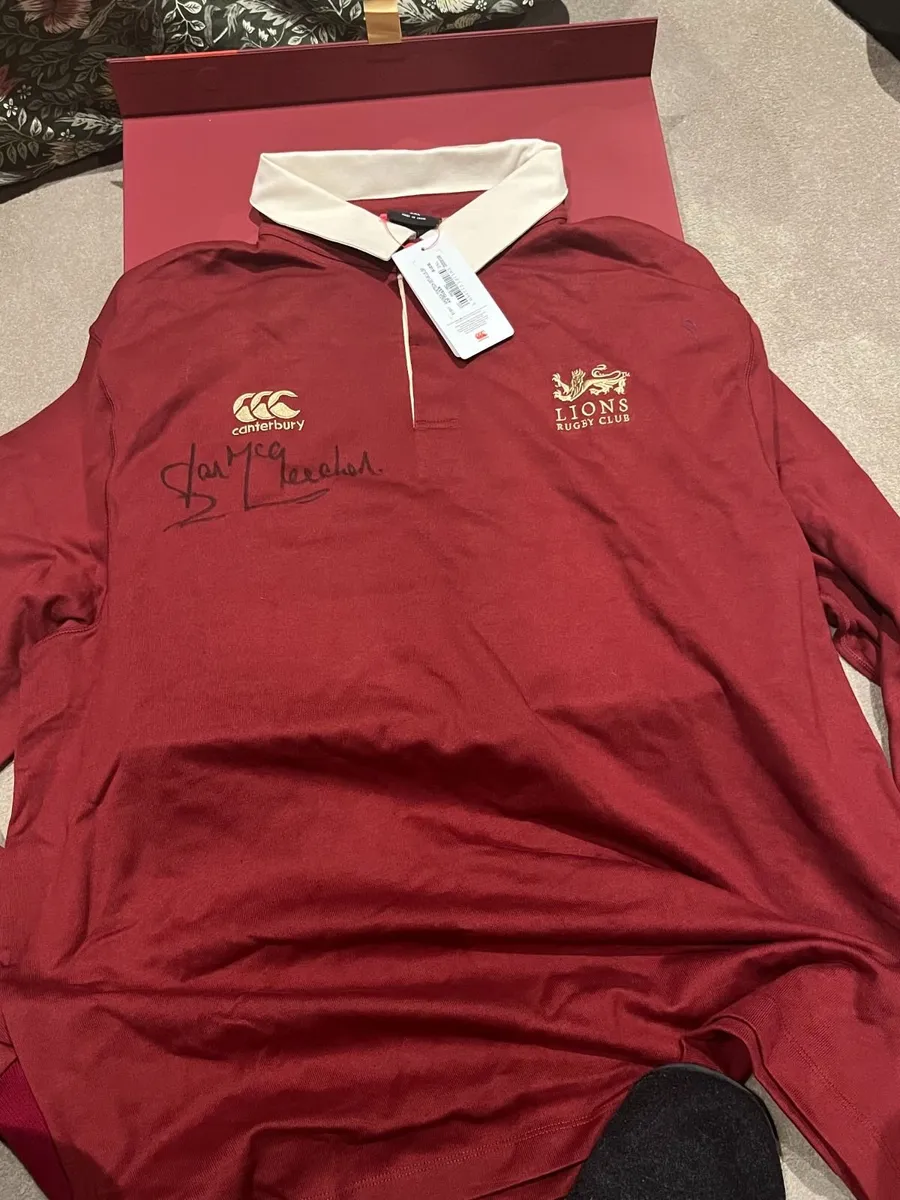 Lions Rugby Box - Signed by Sir Ian McGeechan - Image 2