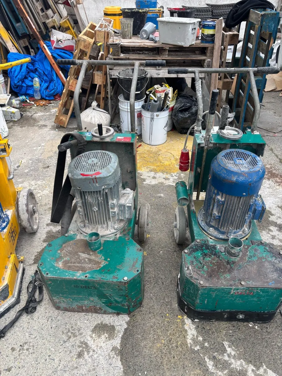 Twin head concrete diamond grinder - Image 1