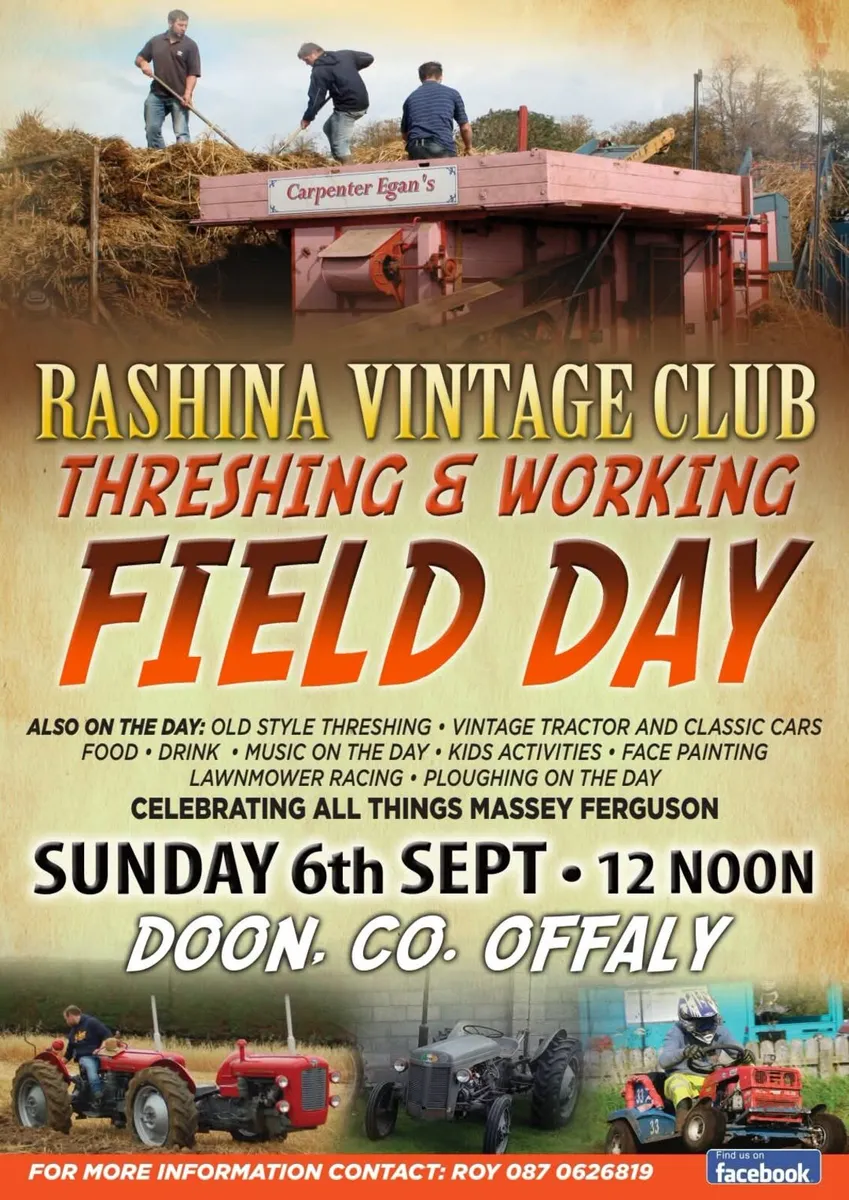 Rashina Vintage Club Threshing & Field Day - Image 1