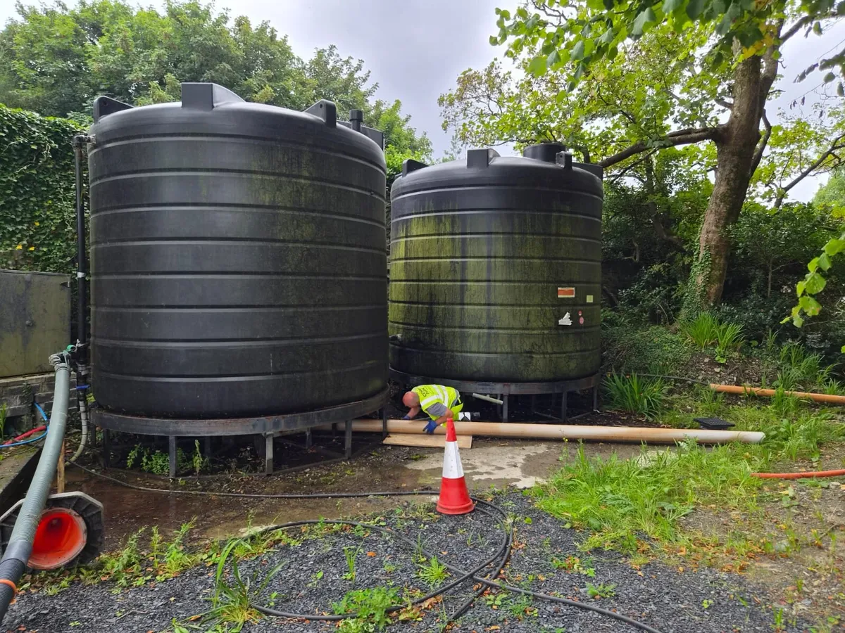 30000 ltr Water Storage cone tank with base - Image 1