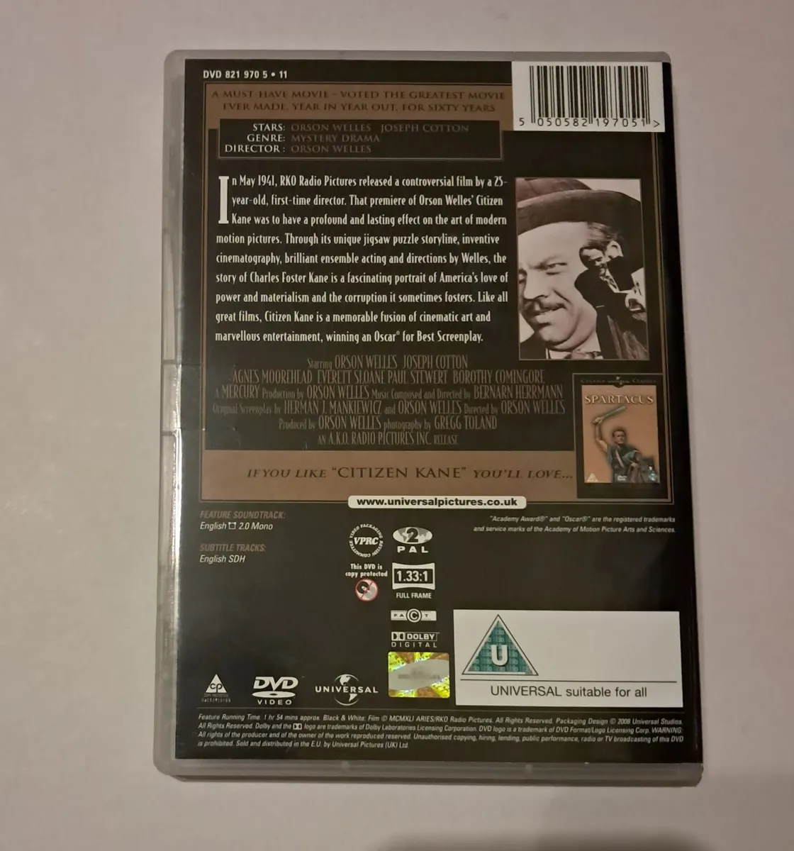 Citizen Kane DVD - great condition - Image 3