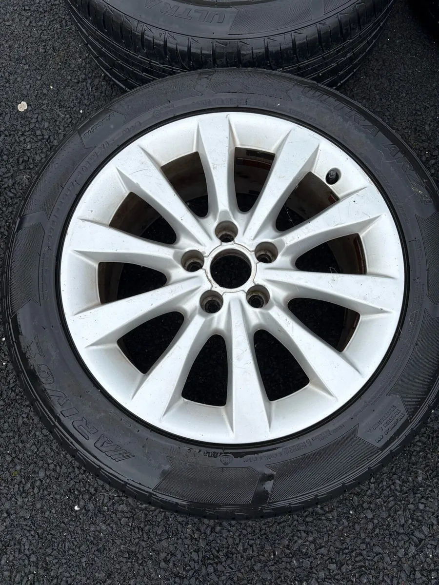 4x 17-inch alloy wheels with tire size 225/55 R17 - Image 2