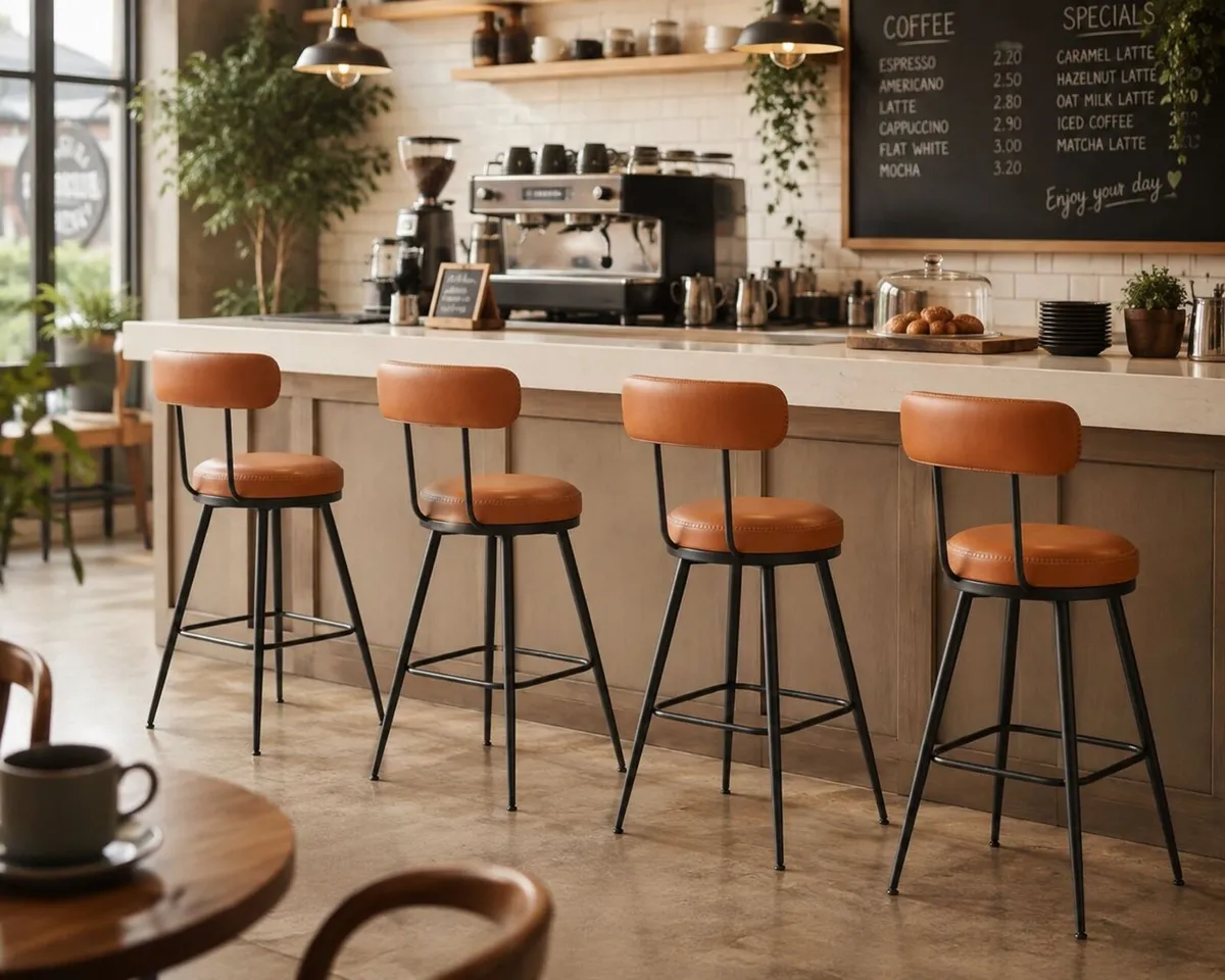 4 x new kitchen barstools - FREE P&P - Image 1