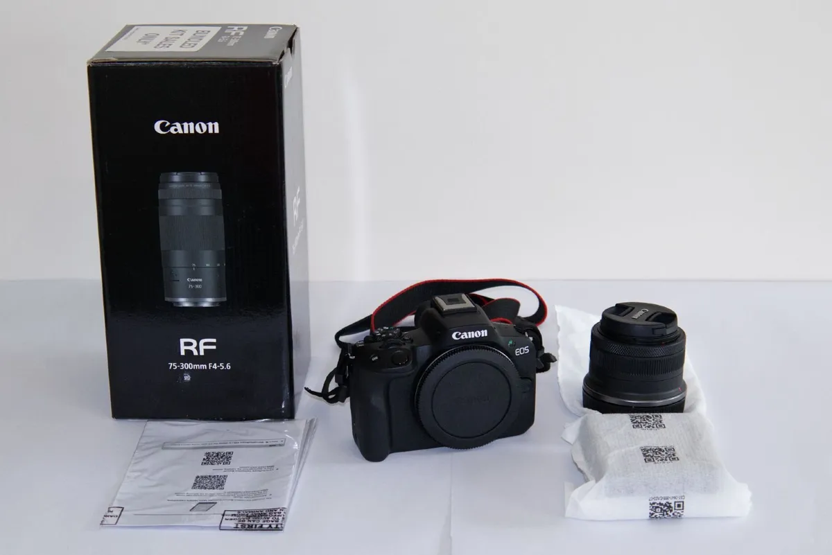 Canon EOS R50 + RF-S 18-45mm & RF 75-300mm Lenses - Image 1