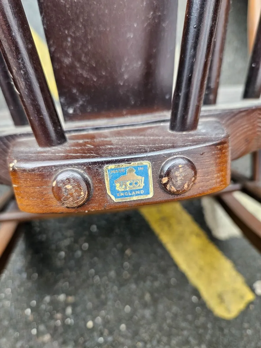 Vintage Mid Century Ecrol Rocking Chair - Image 2