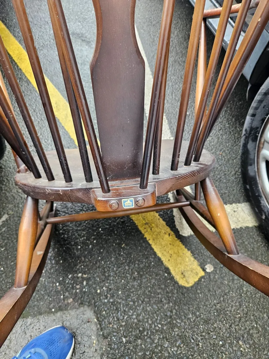 Vintage Mid Century Ecrol Rocking Chair - Image 3
