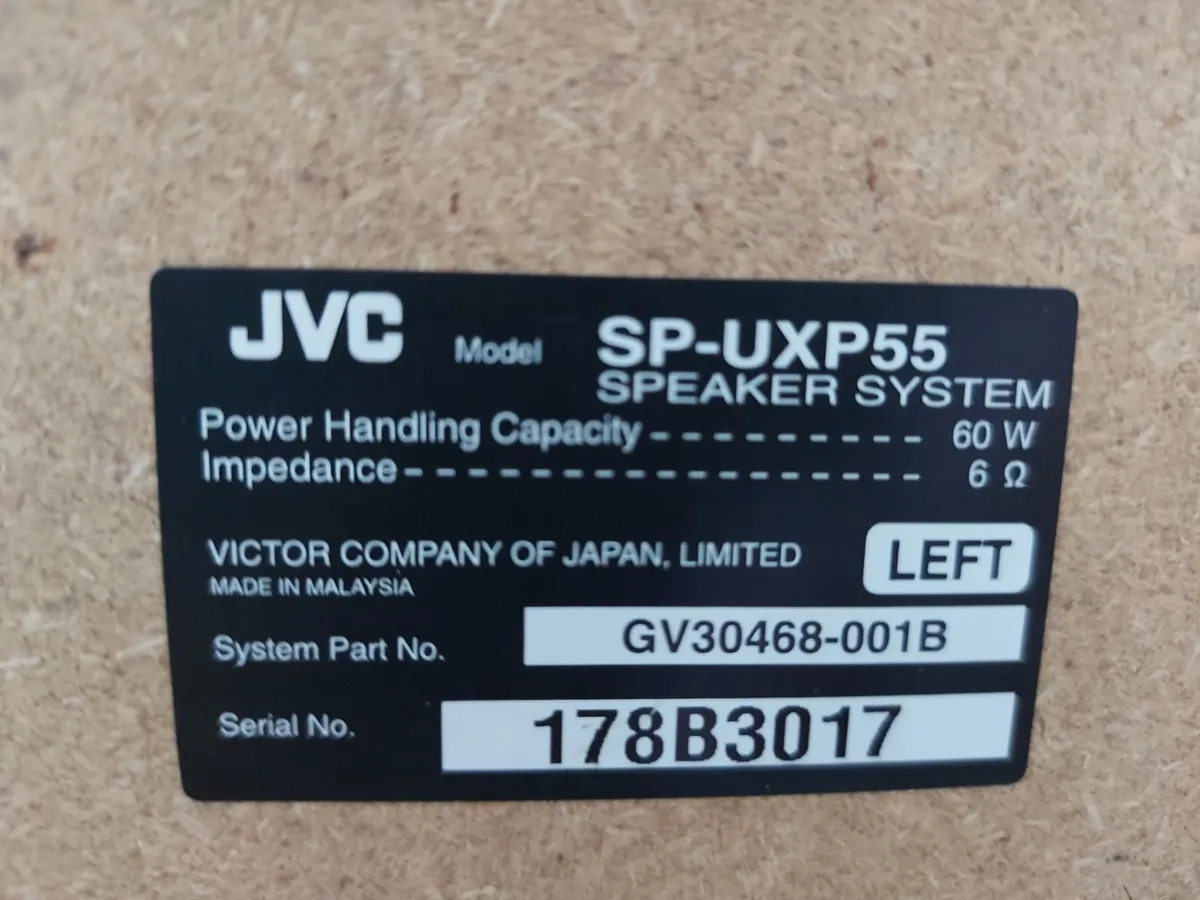 JVC Micro Component System, Model No. CA-UXP55 - Image 3
