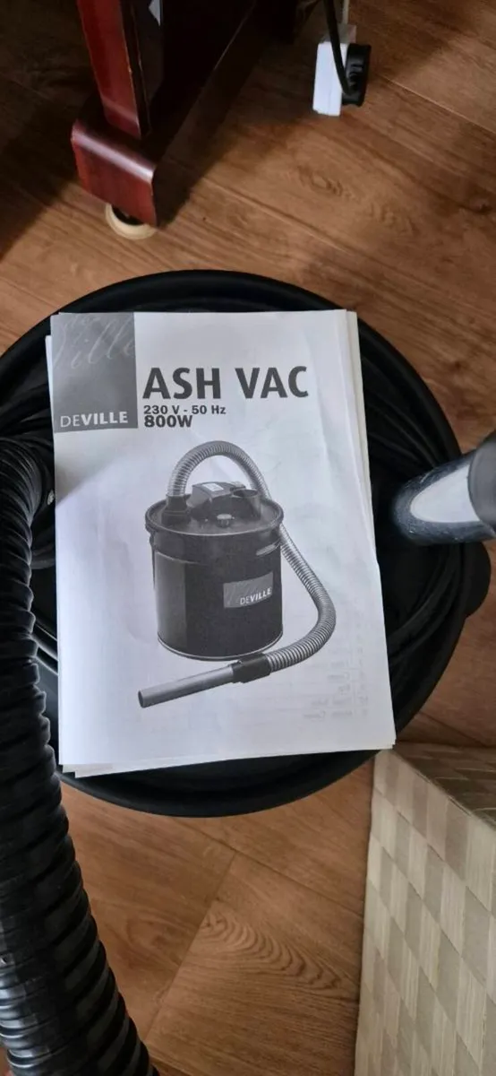 Deville Ash Vac, Coal Skuttle & large container - Image 3