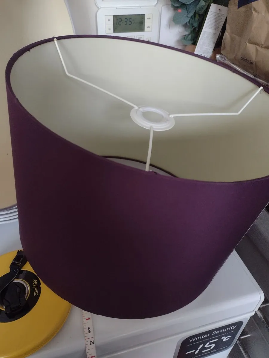 Large purple ceiling or lamp shade - Image 1
