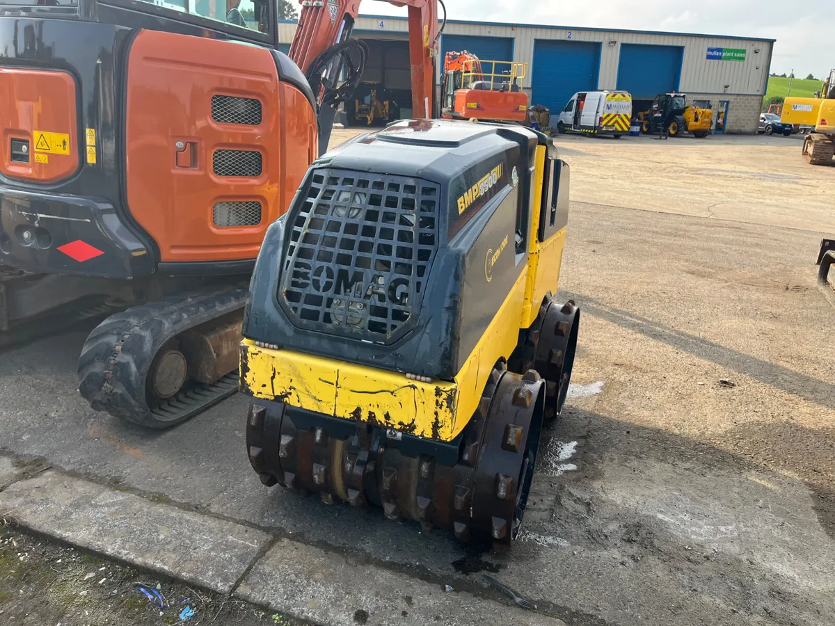 2021 Bomag BMP8500 Trench Roller Only 188hrs - Image 4