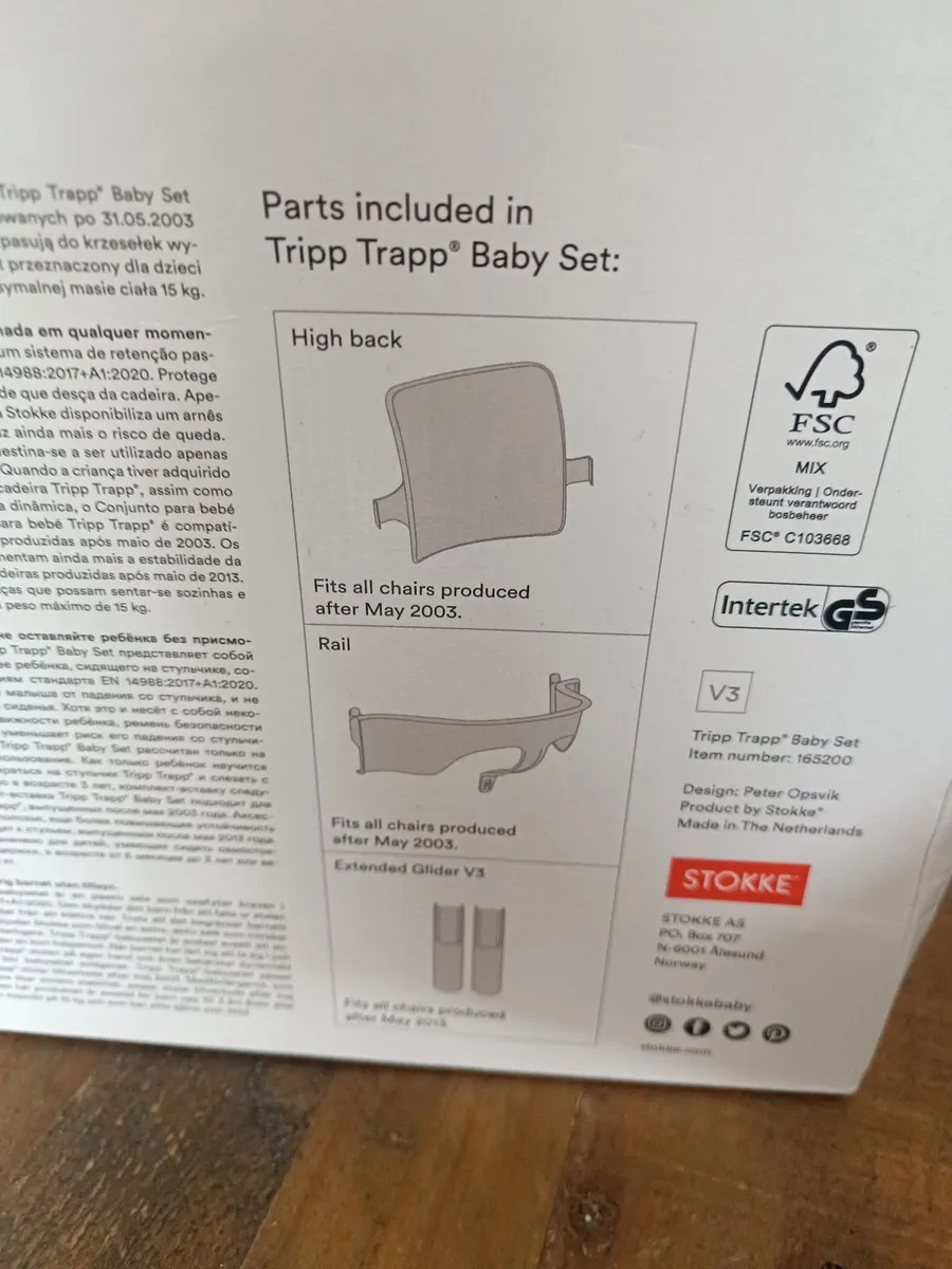 Stoke tripp trapp high chair & Accessories - Image 3