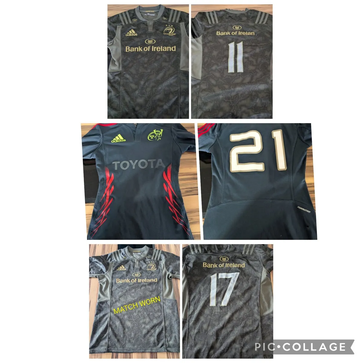 Match worn rugby jerseys some big names first come - Image 1